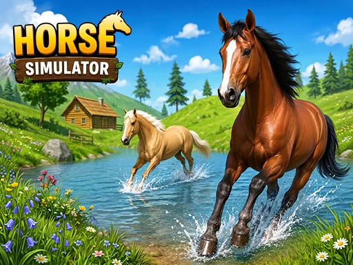 Wild Horse Simulator Racing Games - 5853