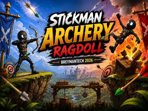 Stickman Archery Ragdoll - 5853