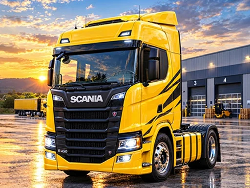 Euro Truck Driving Game - 5853