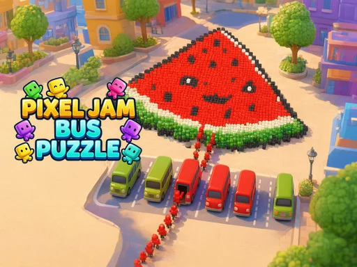 Pixel Jam Bus Puzzle - 5853