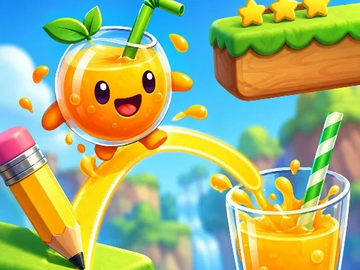 Happy Orange Glass - 5853